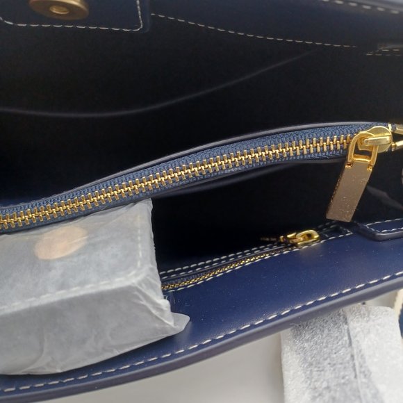 TORY BURCH Small Walker Canvas Satchel Bag - Picture 7 of 8